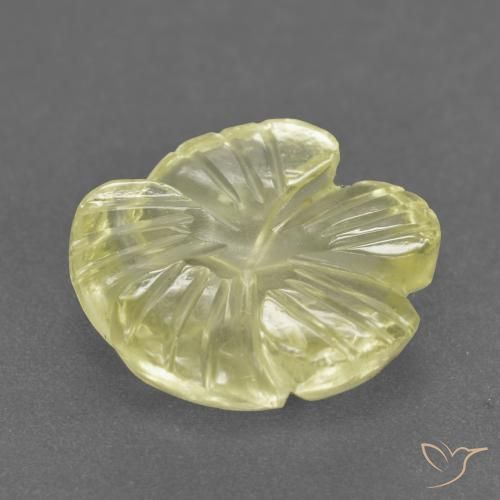 Quartz Gemstone in 12 x 12 mm (calibrated) Size for Sale, Quartz Stone in Medium-Light Yellow Color