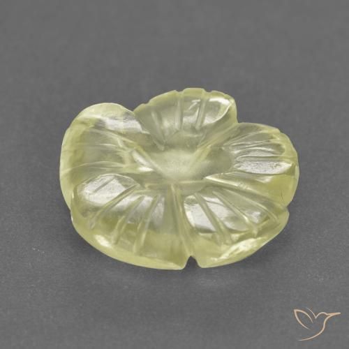 Quartz Gemstone in 11 x 11 mm (calibrated) Size for Sale, Quartz Stone in Medium-Light Yellow Color
