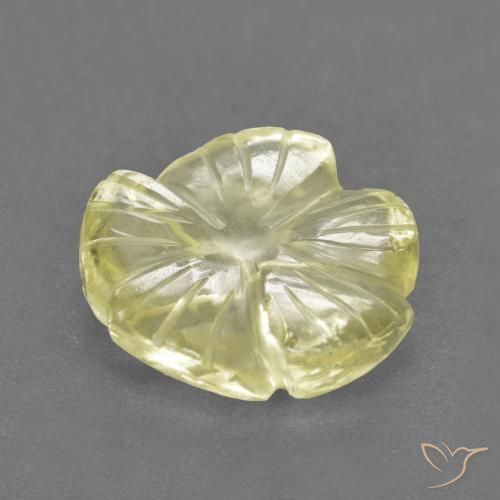 Quartz Gemstone in 12 x 12 mm (calibrated) Size for Sale, Quartz Stone in Lemon Yellow Color