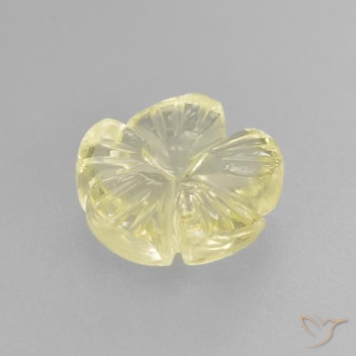 Quartz Gemstone in 9 x 9 mm (calibrated) Size for Sale, Quartz Stone in Light Yellow Color