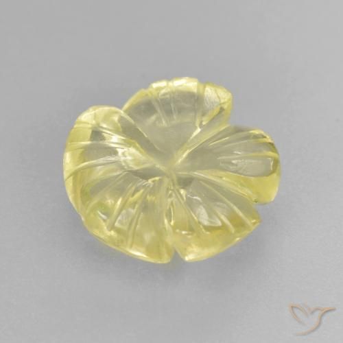 Quartz Gemstone in 10 x 10 mm (calibrated) Size for Sale, Quartz Stone in Laguna Yellow Color