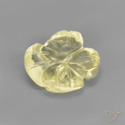Quartz Gemstone in 8.9 x 8.5 mm Size for Sale, Quartz Stone in Light Laguna Yellow Color