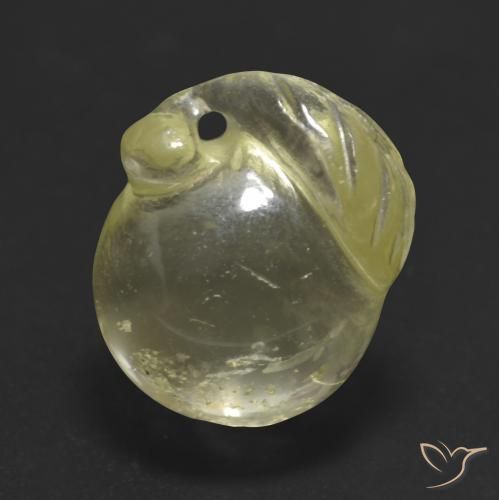 10.58ct Natural Medium-Light Yellow Quartz, Fancy, Transparent