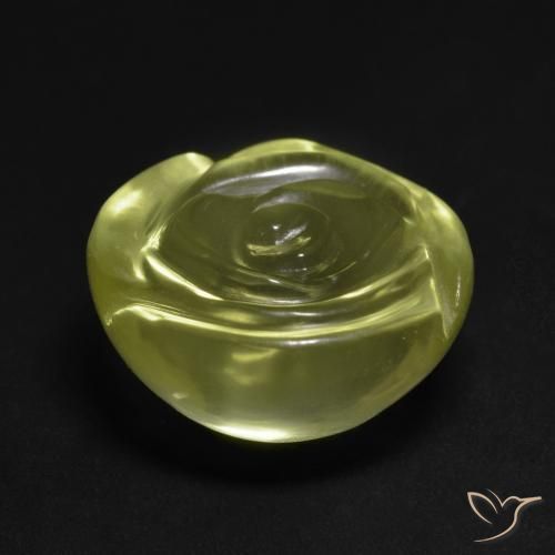 Quartz Gemstone in 16 x 16 mm (calibrated) Size for Sale, Quartz Stone in Medium Yellow Color