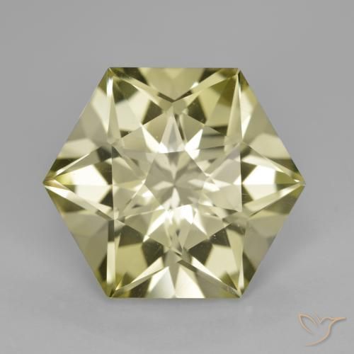 9.38ct Natural Amarelo claro Quartzo, Chique, VVS-VS, Photo A