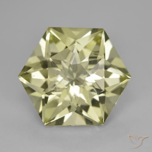 9.20ct Natural Pale Yellow Quartz, Fancy, VVS-VS