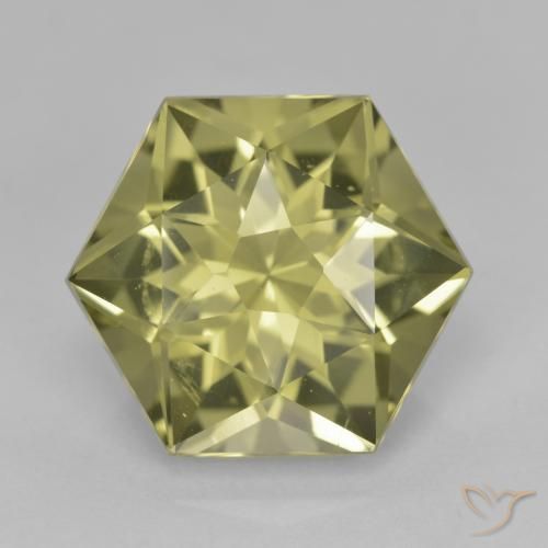 7.91ct Natural Greenish Yellow Quartz, Fancy, VVS