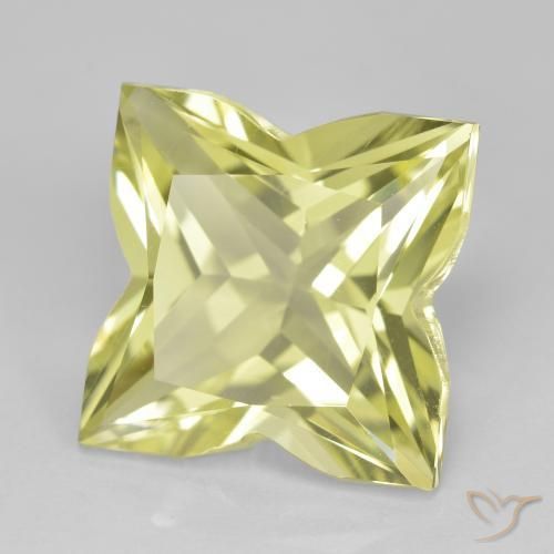 7.46 ct Yellow Quartz Stone, Natural Quartz in Fancy Cut Shape for Sale