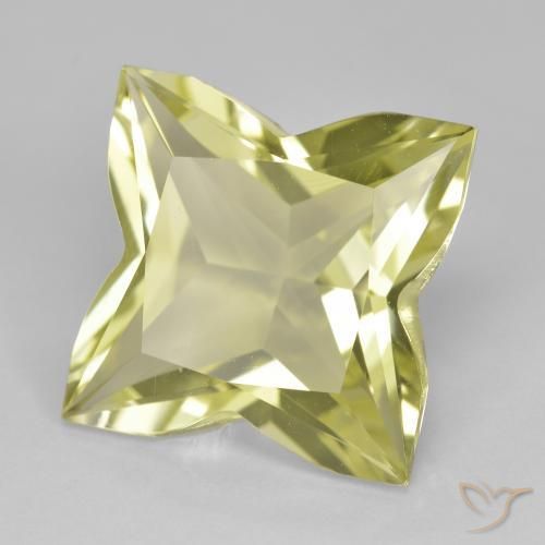 6.88 ct Yellow Quartz Stone, Natural Quartz in Fancy Cut Shape for Sale