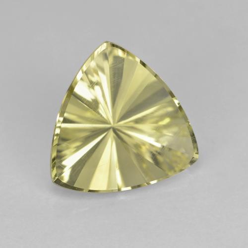 2.07 ct Yellow Quartz Stone, Natural Quartz in Trillion Concave Cut Shape for Sale