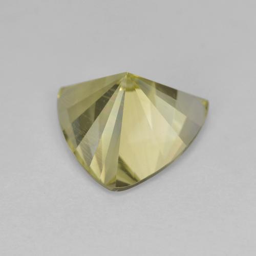 Quartz Gemstone in 10.1 x 9.9 mm Size for Sale, Quartz Stone in Lemon Yellow Color