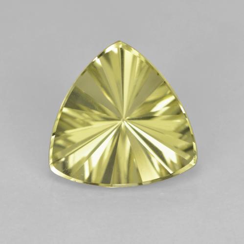 Lemon Yellow Quartz Gem - 2.2ct Trillion Concave Cut (ID: 599338)