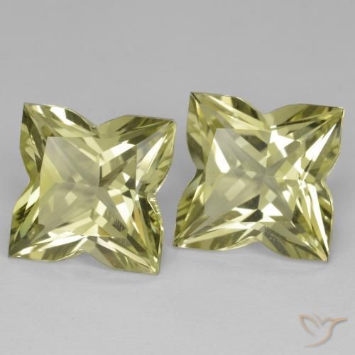 13.92 ctw Yellow Quartz Stones, Natural Quartz in Fancy Cut Shape for Sale