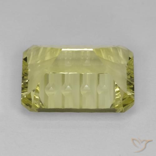 Quartz Gemstone in 16 x 12 mm (calibrated) Size for Sale, Quartz Stone in Medium-Light Yellow Color