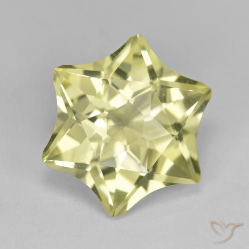 كوارتز أصفر 9.07 قيراط ، قطع نجمية <cite dir="ltr" lang="en">15.9 x 14</cite> مم من البرازيل, Photo A