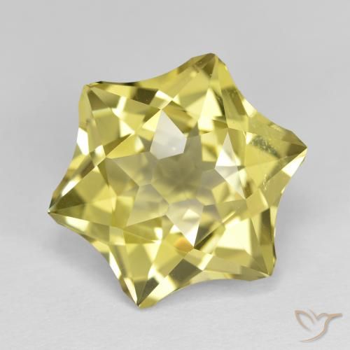 10.03ct Natural Light Yellow Quartz, Fancy, VVS-VS