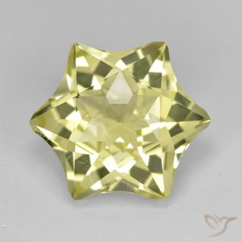 9.34ct Natural Greenish Yellow Quartz, Fancy, VVS