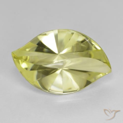 10.18ct Natural Lemon Yellow Quartz, Marquise, VVS