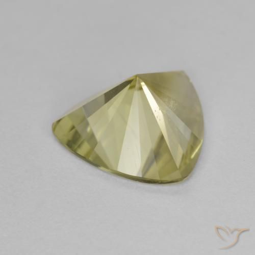 Quartz Gemstone in 10 x 10 mm (calibrated) Size for Sale, Quartz Stone in Greenish Yellow Color