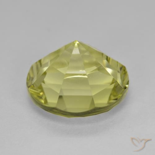 Quartz Gemstone in 12 mm (calibrated) Size for Sale, Quartz Stone in Medium Yellow Color