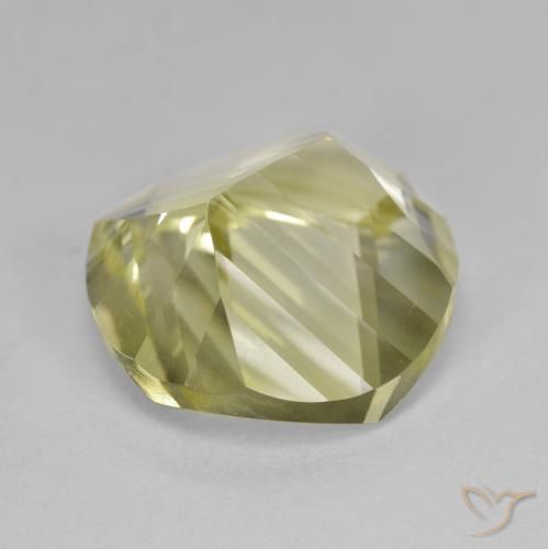 Quartz Gemstone in 15 mm (calibrated) Size for Sale, Quartz Stone in Light Yellow Color
