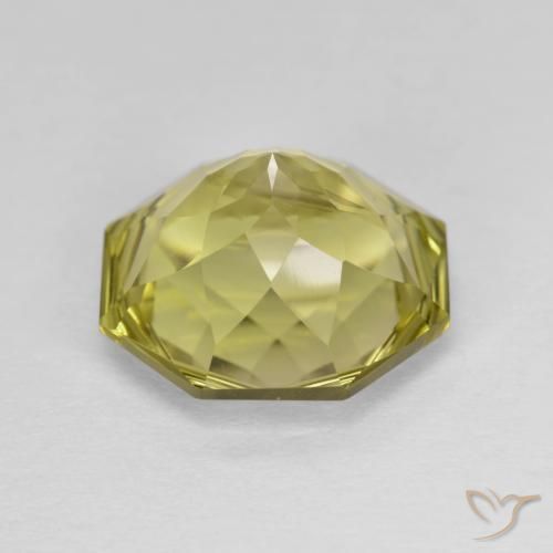 Quartz Gemstone in 12 x 12 mm (calibrated) Size for Sale, Quartz Stone in Light Pineapple Yellow Color