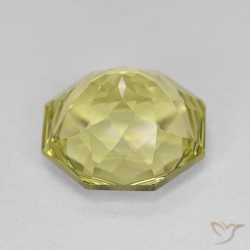 Quartz Gemstone in 12.2 x 2.2 mm Size for Sale, Quartz Stone in Medium-Light Yellow Color
