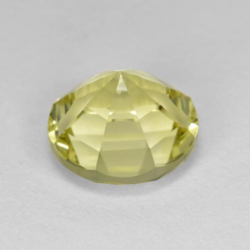 Quartz Gemstone in 10 mm (calibrated) Size for Sale, Quartz Stone in Medium Yellow Color