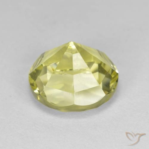 Quartz Gemstone in 10 mm (calibrated) Size for Sale, Quartz Stone in Medium Yellow Color