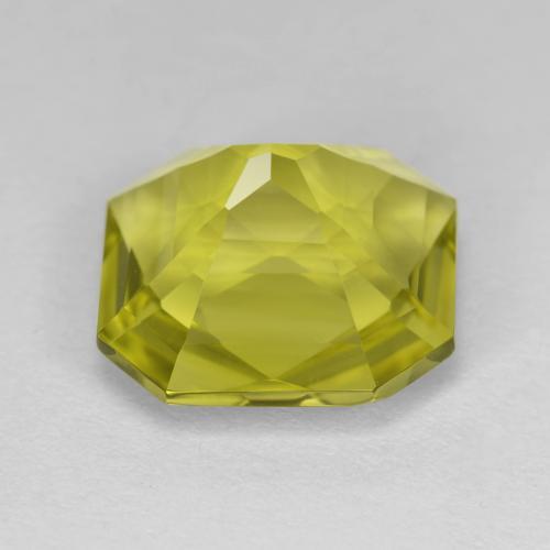 Quartz Gemstone in 12 x 12 mm Size for Sale, Quartz Stone in Medium Yellow Color
