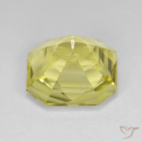 Quartz Gemstone in 12 x 12 mm (calibrated) Size for Sale, Quartz Stone in Lemon Yellow Color