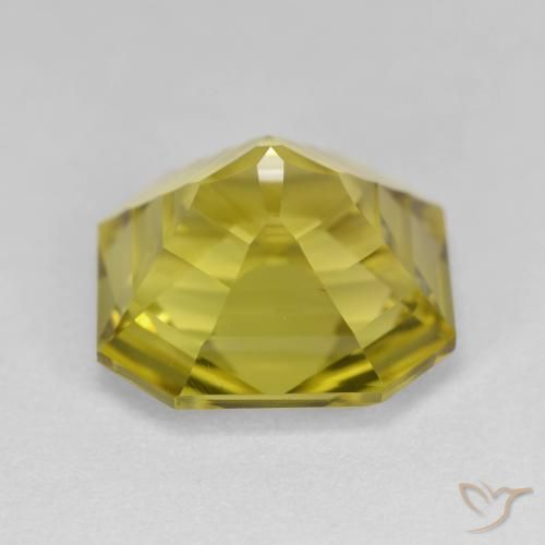 Quartz Gemstone in 12 x 12 mm (calibrated) Size for Sale, Quartz Stone in Light Yellow Color