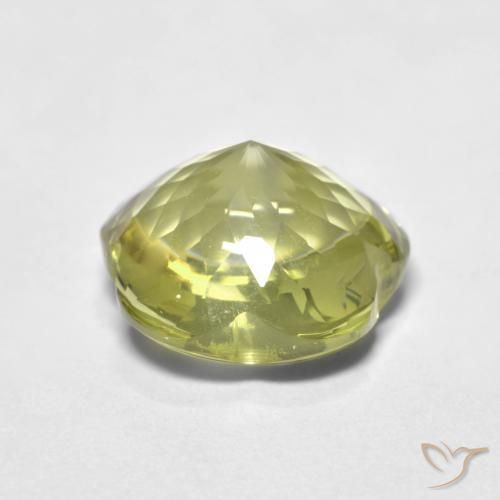 Quartz Gemstone in 11 x 11 mm (calibrated) Size for Sale, Quartz Stone in Medium Yellow Color