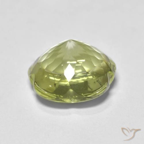 Quartz Gemstone in 11 x 11 mm (calibrated) Size for Sale, Quartz Stone in Light Yellow Color