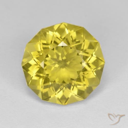 6.05ct Natural Medium Yellow Quartz, Fancy, VVS-VS