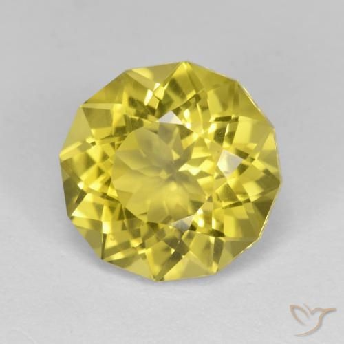 6.05 ct Yellow Quartz Stone, Natural Quartz in Fancy Cut Shape for Sale