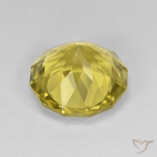 Quartz Gemstone in 12 x 8 mm (calibrated) Size for Sale, Quartz Stone in Medium Yellow Color