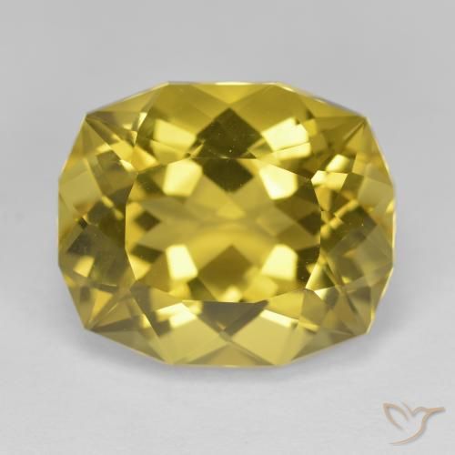 11.75ct Natural Medium Yellow Quartz, Fancy, VVS-VS