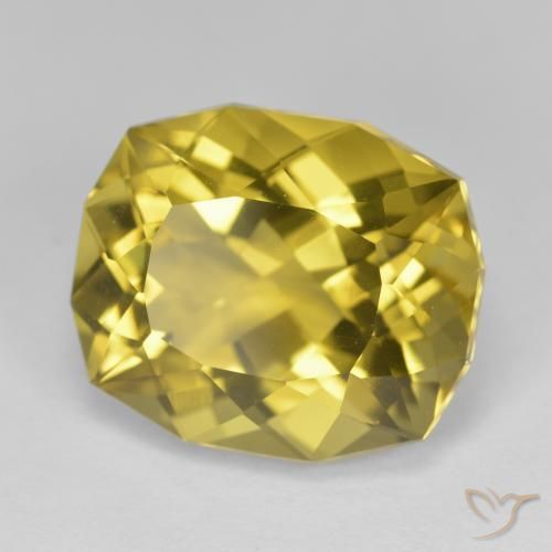 11.75 ct Yellow Quartz Stone, Natural Quartz in Fancy Cut Shape for Sale
