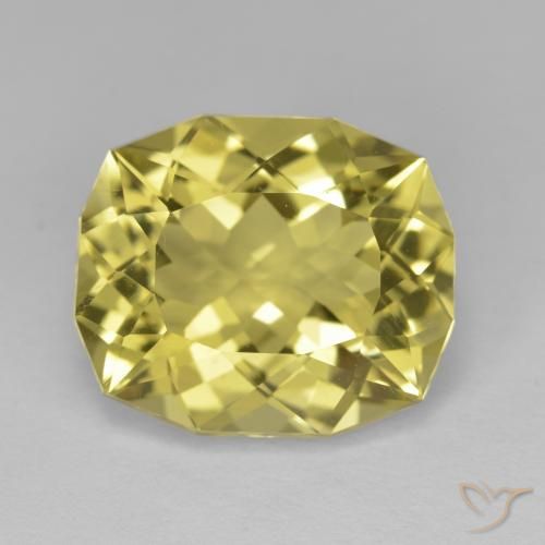8.69ct Natural Light Golden-Yellow Quartz, Fancy, VVS-VS