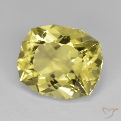 8.69 ct Yellow Quartz Stone, Natural Quartz in Fancy Cut Shape for Sale
