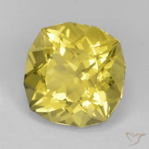 8.66 ct Yellow Quartz Stone, Natural Quartz in Fancy Cut Shape for Sale