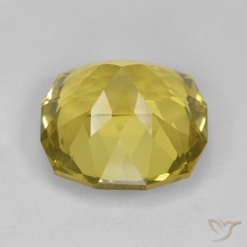 Quartz Gemstone in 13 x 13 mm (calibrated) Size for Sale, Quartz Stone in Light Honey Yellow Color
