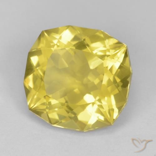 8.93 ct Yellow Quartz Stone, Natural Quartz in Fancy Cut Shape for Sale