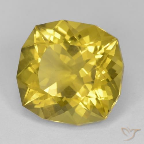 14.50 ct Yellow Quartz Stone, Natural Quartz in Fancy Cut Shape for Sale