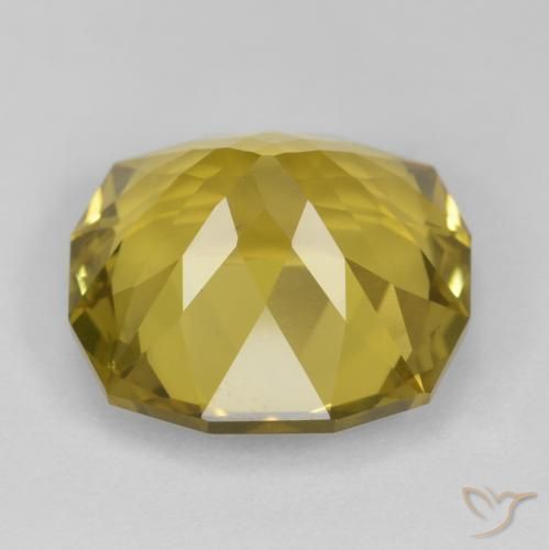 Quartz Gemstone in 16 x 16 mm (calibrated) Size for Sale, Quartz Stone in Light Honey Yellow Color