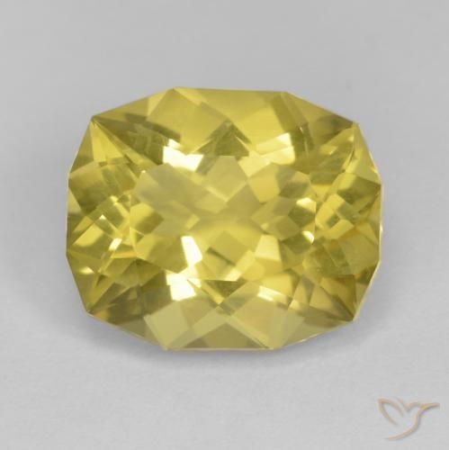7.96ct Natural Mustard Yellow Quartz, Fancy, VS