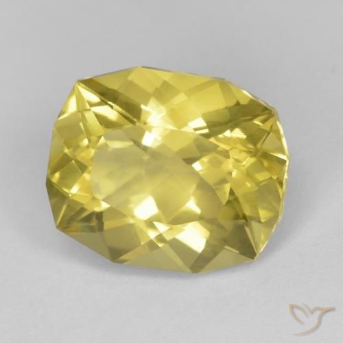 7.96 ct Yellow Quartz Stone, Natural Quartz in Fancy Cut Shape for Sale