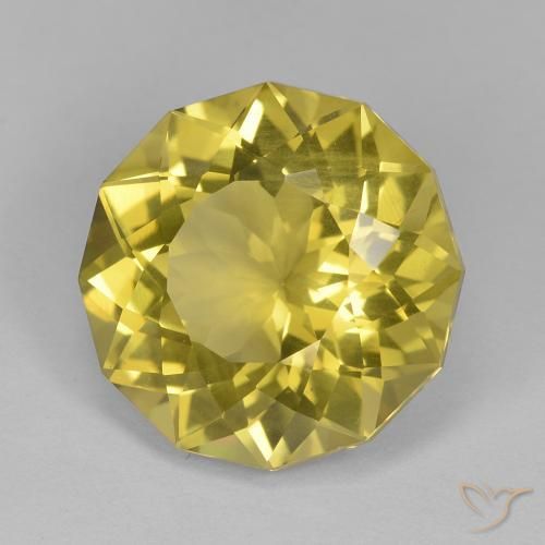 9.52 ct Yellow Quartz Stone, Natural Quartz in Fancy Cut Shape for Sale