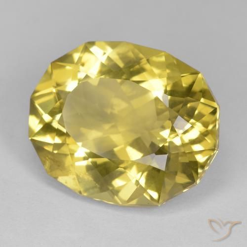 17.24 ct Yellow Quartz Stone, Natural Quartz in Fancy Cut Shape for Sale